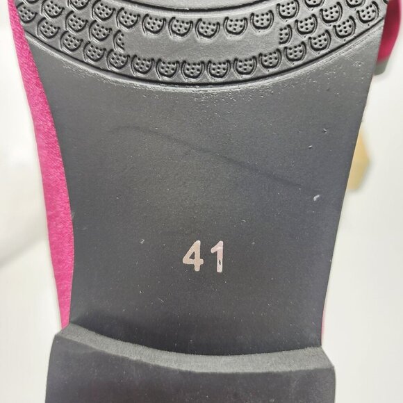 Cosidram Mens Red Velvet Double Monk Strap Loafers dress Shoes Size 8 - Picture 3 of 12